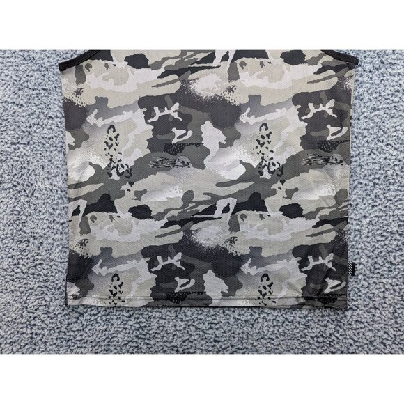 NBA Camouflage Tank Top Mens LG Lightweight Mesh Muscle Basketball Lifting Gray - Picture 9 of 13